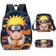 thumbnail image 2 of Mochila Escolar De Naruto Con Estampado 3D , Para Estudiantes , Conjunto De Tres Piezas De Primaria Y Secundaria , Bolsa De Lápices Para Niños, 2 of 3