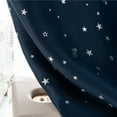 thumbnail image 4 of Yeacher 1 Pce Rideau Aoresac Maison Argent Chaud Étoiles Occultant Double Face Velcro Tissu de Rideau Maison, 4 of 8