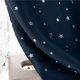 thumbnail image 3 of 1 cortina Aoresac Home Hot Silver Stars Blackout tela de cortina de Velcro de doble cara decoración del hogar, 3 of 8