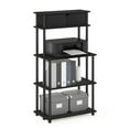 thumbnail image 4 of Furinno Turn-N-Tube Toolless Multipurpose Printer Stand Display Storage Shelf with Top Cabinet, Americano/Black, 4 of 6
