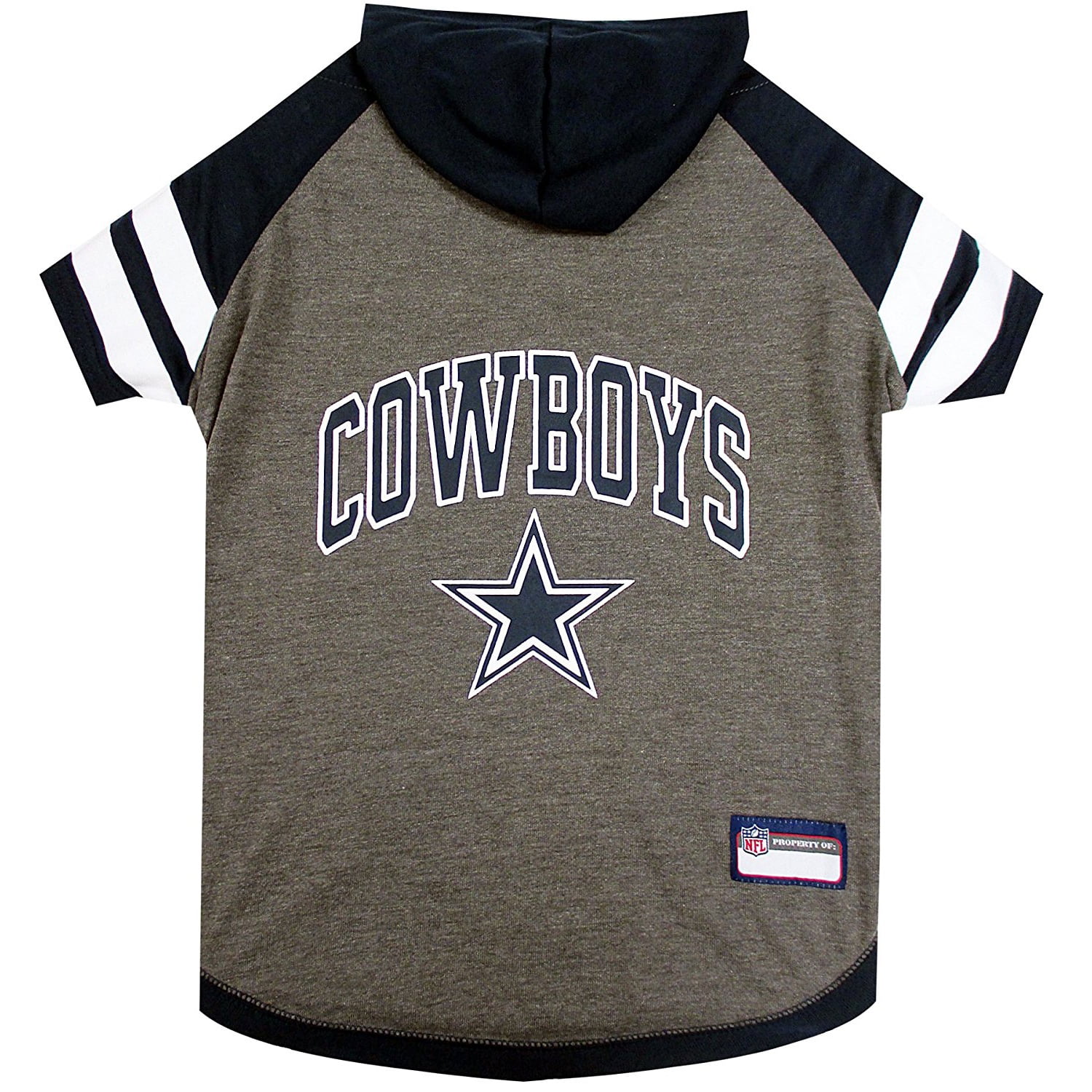 Pets First NFL Dallas Cowboys NFL Hoodie Tee Shirt for Dogs & Cats - COOL  T-Shirt, 32 Teams - Large