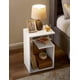 thumbnail image 4 of Buro Recamara Mueble Blanco Organizador Mesa Noche, 4 of 6