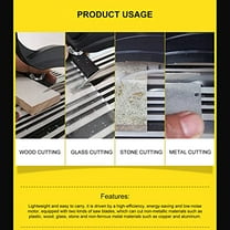 4" 60W Mini Electric Table Saw, 4500rpm Adjustable Angel Cut Off Miter Saw with 3 Blades, Metal Wood Cutting Machine Craft Power Tool