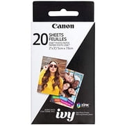 Canon Zink Acid-Free Photo Paper, 2 X 3, 20 Sheets