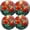 Black1586, variant on Electric Stove Burner Covers,4 Pcs Round Gas Burner Cover,8 and 10 Inch,Stained - glass - inspired Poppy Composition