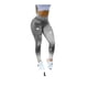 thumbnail image 4 of Leggings deportivos Qarigey pantalones de yoga atuendo de gimnasio Gris L, 4 of 6