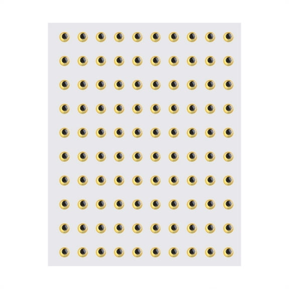 Bait Eyes, Easy To Carry Eco-friendly Fishing Eyes, Fly Eyes 3D Eyes Lure Eyes Sturdy And Durable For Fisherman Fishing Accessory