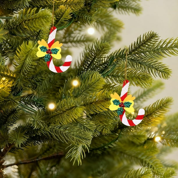 Decoraciones para Fiestas Navideñas, Adornos con Lazos de Lentejuelas, Adornos Colgantes para El Coche, Adornos Colgantes para El Árbol de Navidad, Adornos para El Árbol de Navidad.