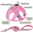 thumbnail image 2 of Arnés para Perro BOOMIBOO Chaleco Reflectante Ajustable Rosa XXS, 2 of 5