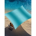 thumbnail image 2 of Sun Shade Sail 8'x10' Ombre Turquoise Rectangle Sun Shade Sails Canopy Waterproof Gradient Color Outdoor Sunshades Sand UV Block Cover Shades Cloth for Patio Backyard Garden Deck Porch Lawn, 2 of 9