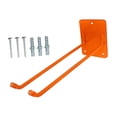 thumbnail image 2 of Gancho de garaje para montaje en pared, fácil instalación, colgador de almacenamiento, organizador de herramientas para trapeadores, escaleras, colgador de herramientas de jardín, Naranja, 2 of 8