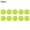Green, variant on Agiufgs 10 Pack Mini Steamed Bun Stress, Away Tension with Stress Ball Design, for Desk Companion or Party Bag Filler, Yellow
