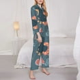 thumbnail image 3 of Goofa Watermelons Dachshunds Printed Women’s 2 Piece Pajama Set Super,Pajamas Women's Long Sleeve Sleepwear Soft Button Down Loungewear Pjs Lounge Set Nightwear-Large, 3 of 9