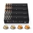 thumbnail image 3 of Nespresso Capsules Vertuo, Medium Roast Coffee, Variety Pack, Sweet Vanilla, Golden Caramel, 40- Count Coffee & Espresso Pods, Brews 7.77 oz, 3 of 10