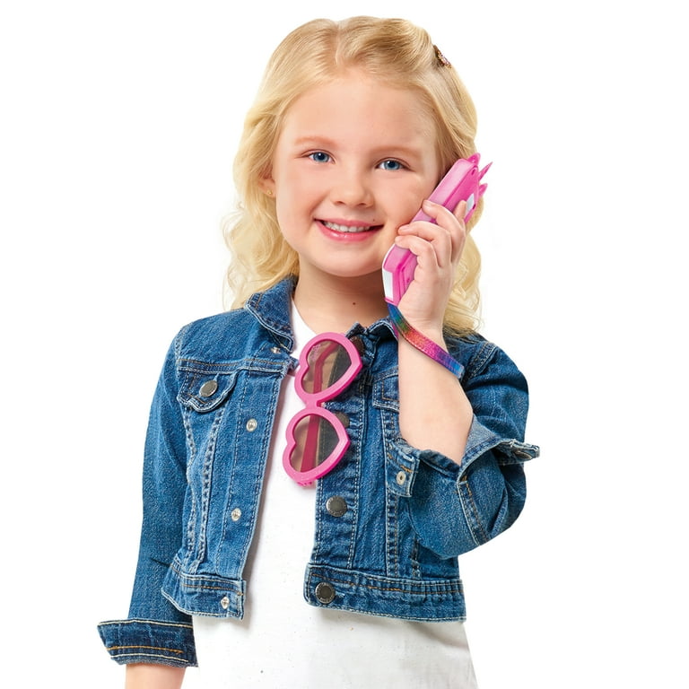 Barbie Unicorn Play Phone Set with Lights and Sounds Unicorn Phone Case and Wristlet Toy Cell Phone for Kids Kids Toys for Ages 3 Up Gifts and