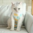 thumbnail image 6 of Xingjin Kitten Abdominal Recovery Clothes Suit Cat, E Collar Alternative Skin Anti Licking Pajama Sets for Cats and Dogs Post Surgery Comfort Style,Green,S, 6 of 7