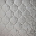 thumbnail image 3 of Taupe Tufted Velvet Quilted Throw Pillow, 3 of 10