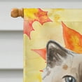 thumbnail image 3 of Carolines Treasures CK3082CHF Ragdoll Fall Leaves Flag Canvas House Size, 3 of 4