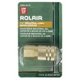 thumbnail image 2 of Rolair 1/4" Female Industrial Style 6 Ball Solid Brass Coupler Single CIF6-14-1C, 2 of 3