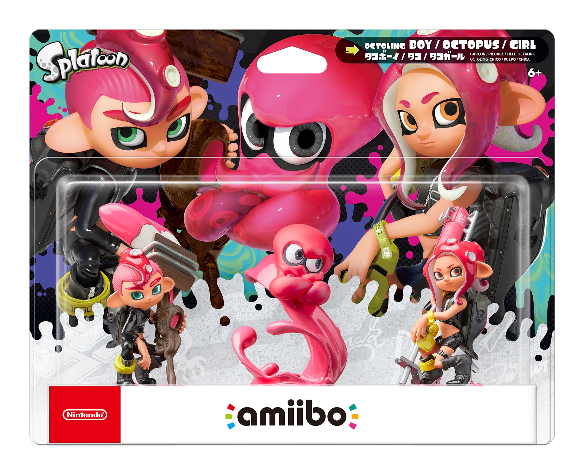 最終値下げ Nintendo amiibo Splatoon Series Octoling 3-Pack Figurines ゲームキャラクター