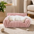 thumbnail image 5 of All-Season Washable Pet Sofa Bed with Removable Cover – 4-Piece Bolster Cushion Set, Non-Slip Base, Soft Filling for Small Dogs and Cats, 50x40cm, 5 of 7