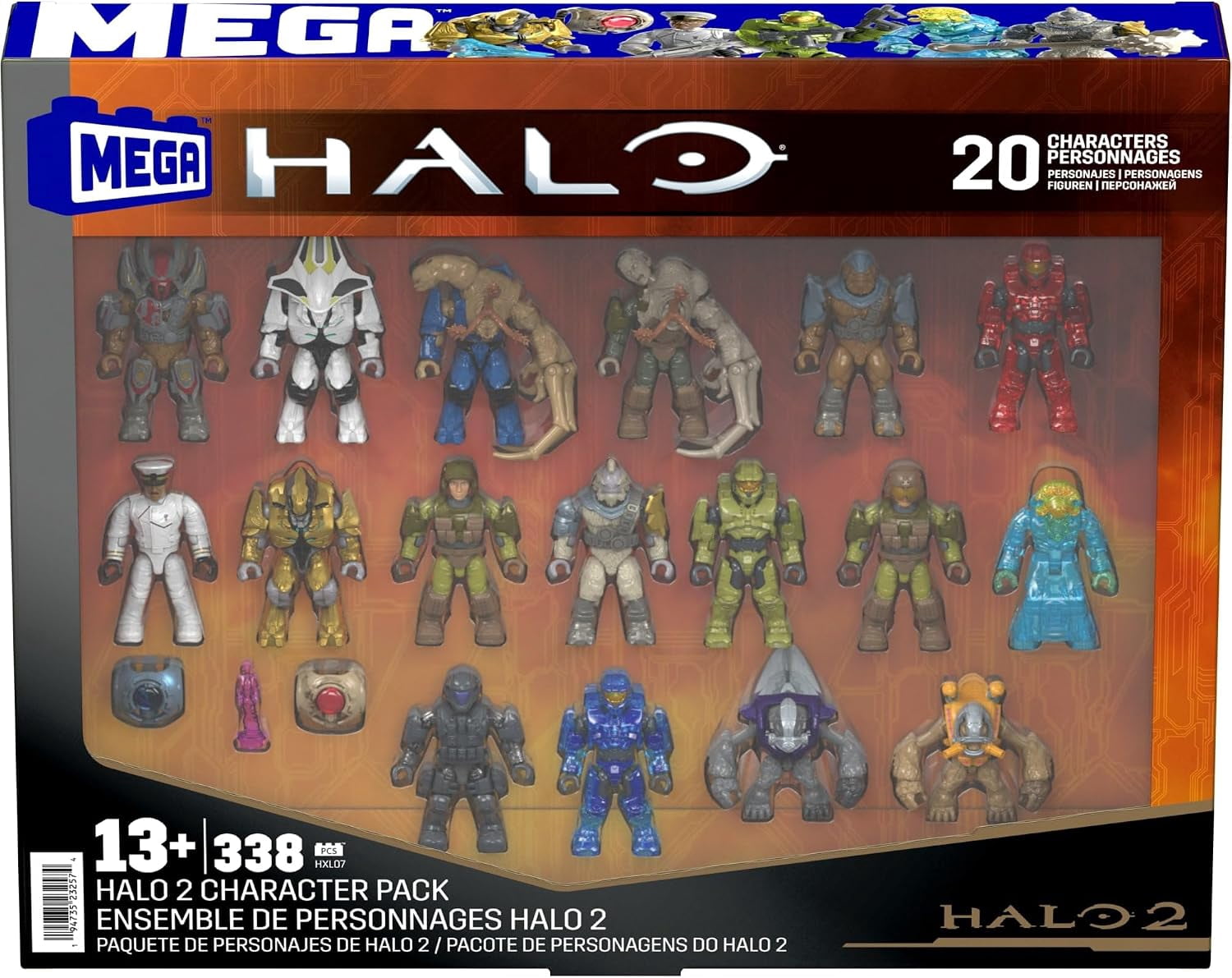 Mega Construx Mini Figures Halo Character Pack 20-Piece Pack 2-inch