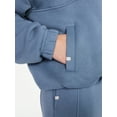 thumbnail image 4 of Athletic Works Women's Premium Fleece Active Jacket, Midweight, Sizes XS-4X, 4 of 5