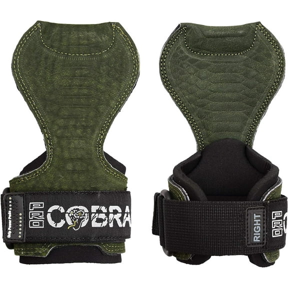 Pro Cobra Grips Weight Lifting Gloves Heavy Duty Straps Alternative Power Lifting Hooks for Deadlifts Adjustable Neoprene Padded Wrist Support Bodybuilding