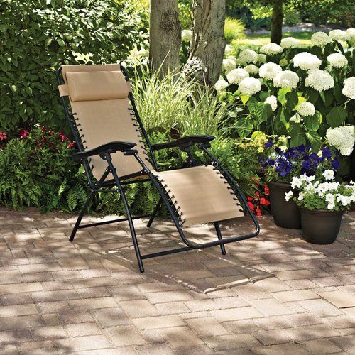  Mainstays Ms Bungee Folding Chaise - Dune