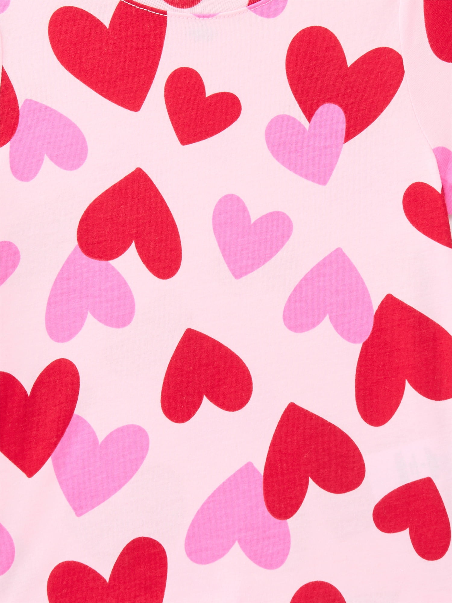 Way To Celebrate Toddler Girl Valentine's Day Short Sleeve T-Shirt, Sizes 12M-5T