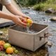 thumbnail image 5 of Fregadero plegable portátil | Lavabo plegable de 15 litros para acampar y viajar | Cubo de PVC ligero e impermeable para platos, lavado al aire libre y almacenamiento de agua de emergencia, 5 of 6