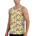 thumbnail image 2 of Pofeuu Hippopotamus Print Men's Workout Tank Tops Sleeveless Muscle Gym Shirt Quick Dry-X-Large, 2 of 7