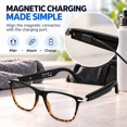 thumbnail image 4 of GenXenon&nbsp;Bluetooth Glasses with Photochromic Lenses for Men and Women,Open Ear Audio,Smart Glasses with Speakers,Modern Square Photochromic Sunglasses,Suitable Fand Meetings and Offices, 4 of 11