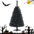 thumbnail image 1 of Árbol de Navidad GOLFLAME artificial de 3 pies con soporte de PVC negro, 1 of 9