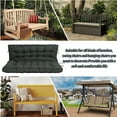thumbnail image 2 of Porch Swing Cushion Thicken 4", 71" Swing Cushions 2-3 Seater Replacement, Waterproof Bench Cushions with Backrest, Anti-Fading Patio Swing Chair Pads for Outdoor Garden Furniture, 2 of 7