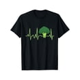 thumbnail image 1 of Broccoli Heartbeat Broccoli Lover Gift T-Shirt, 1 of 6