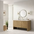thumbnail image 5 of James Martin Vanities 435-V60s-3Emr Hudson 60" Single Basin Ash Wood Vanity Set - Light, 5 of 6