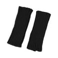 thumbnail image 4 of Gants Courts en Laine Multicolores Isolés pour Temps Froid pour Femmes, Mitaines Sans Doigts, 4 of 5