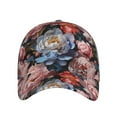 thumbnail image 2 of Daiia Rose Flowers print Baseball Cap Men Women Golf Dad Hat Adjustable Original Classic Low Profile Hat Unconstructed Plain Cap, 2 of 9