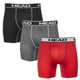 thumbnail image 6 of HEAD Mens Performance Boxer Briefs - 12-Pack Athletic Fit Breathable Tagless Underwear S-5XL Regular or Plus Size, 6 of 21