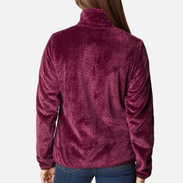 Columbia Women's Fire Side II Sherpa Full Zip, Chalk, Large