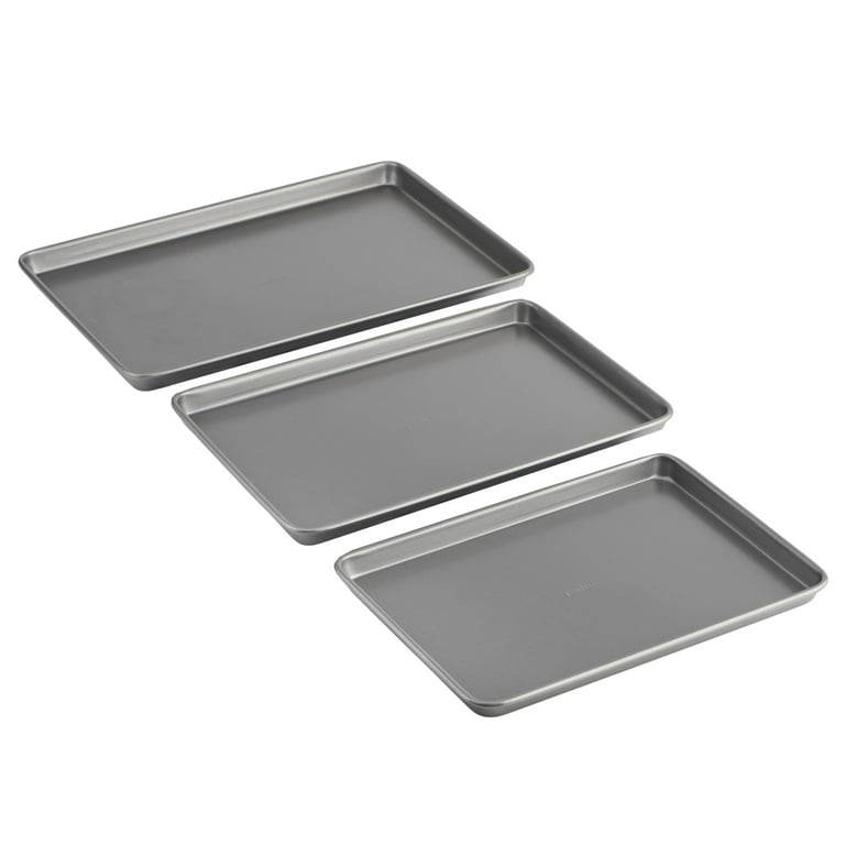 Cookie Sheets GoodCook Nonstick Baking Sheet Set 3-Pack Carbon