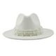 thumbnail image 1 of Sombrero Fedora de Cachemira para Mujer Sunnimix Blanco, 1 of 8