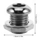 thumbnail image 5 of HAMPPLIES 4Ud Tornillos Para Agujero De Aire En Tambores De Percusión Plata Mejoran Sonido Y Estabilidad, 5 of 6