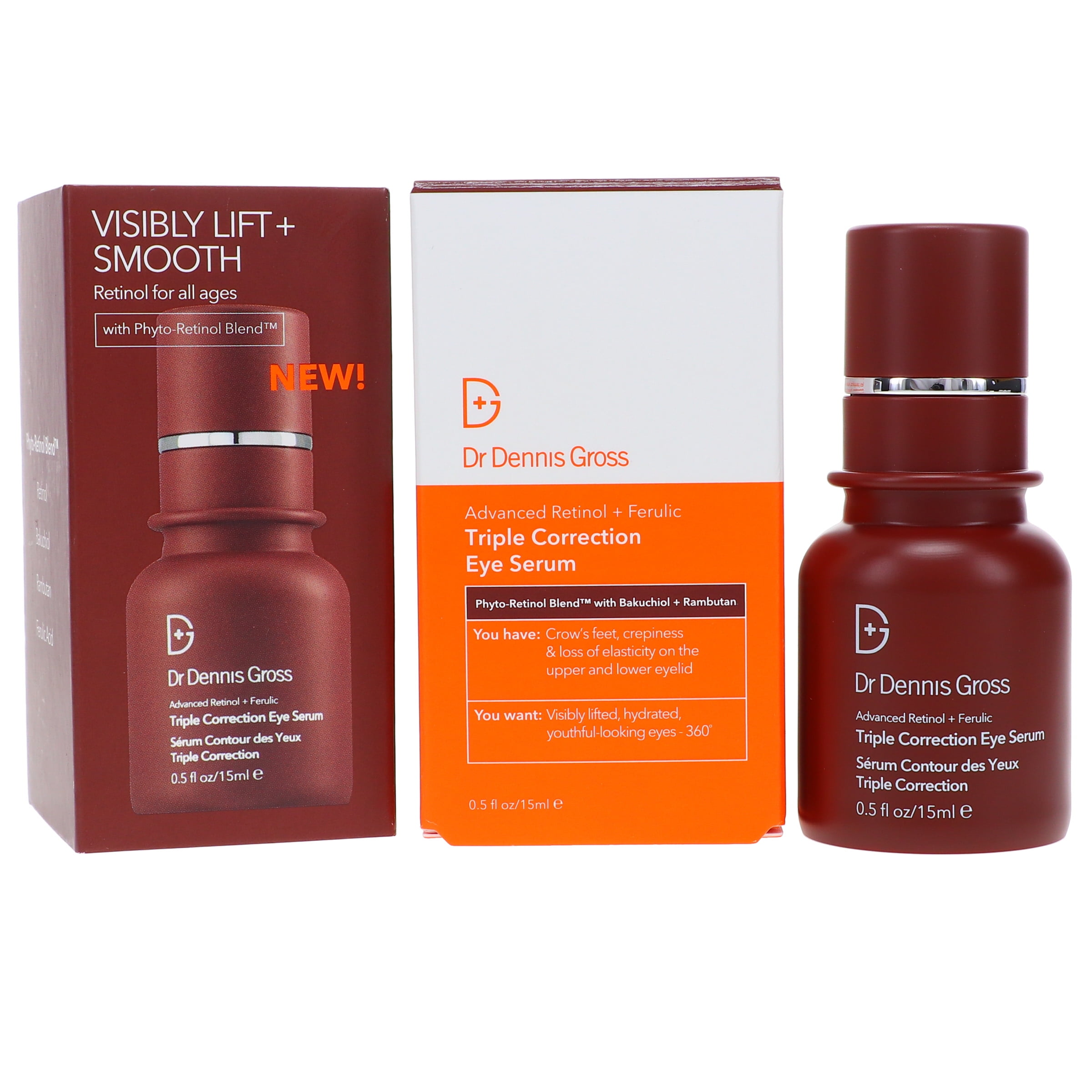 Dr. Dennis Gross Advanced Retinol + Ferulic Triple Correction Eye Serum 0.5 oz