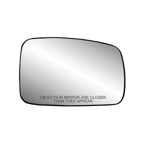 30243 - Fit System Passenger Side Heated Mirror Glass w/ backing plate, Hyundai Sorento 03-09, 4 5/ 8" x 7 3/ 16" x 7 3/ 4" Fits select: 2003-2009 KIA SORENTO