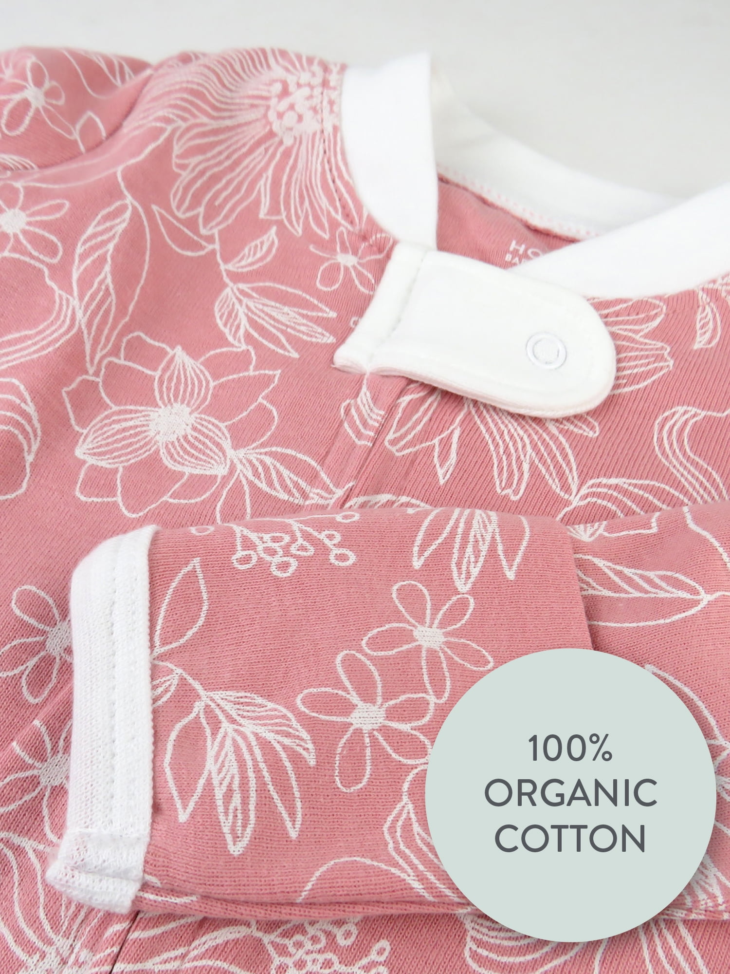 Honest Baby Clothing Baby Boy or Girl Gender Neutral Organic Cotton Sleep N Play (Newborn-9 Months)