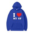 thumbnail image 4 of VBARHMQRT Sweat à Capuche Cool pour Hommes Mode Décontractée Confortable Imprimé Manches Longues, 4 of 4