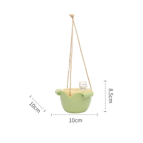 Aidoshy Grow Bags,Rural Small Hanging Basket, Succulent Flower Pot, Horticultural Decoration, Green Plant, Potted Flower Basket, Miniature Flower Implement,Plant Grow Pots for Vegetables Flower