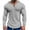 Grey, variant on BADHUB Mens Waffle Hoodies Trendy Long Sleeve Quarter Buttons Sweatshirts for Men Casual Solid Color Lightweight Pullover with Drawstring 2024 Holiday Deals